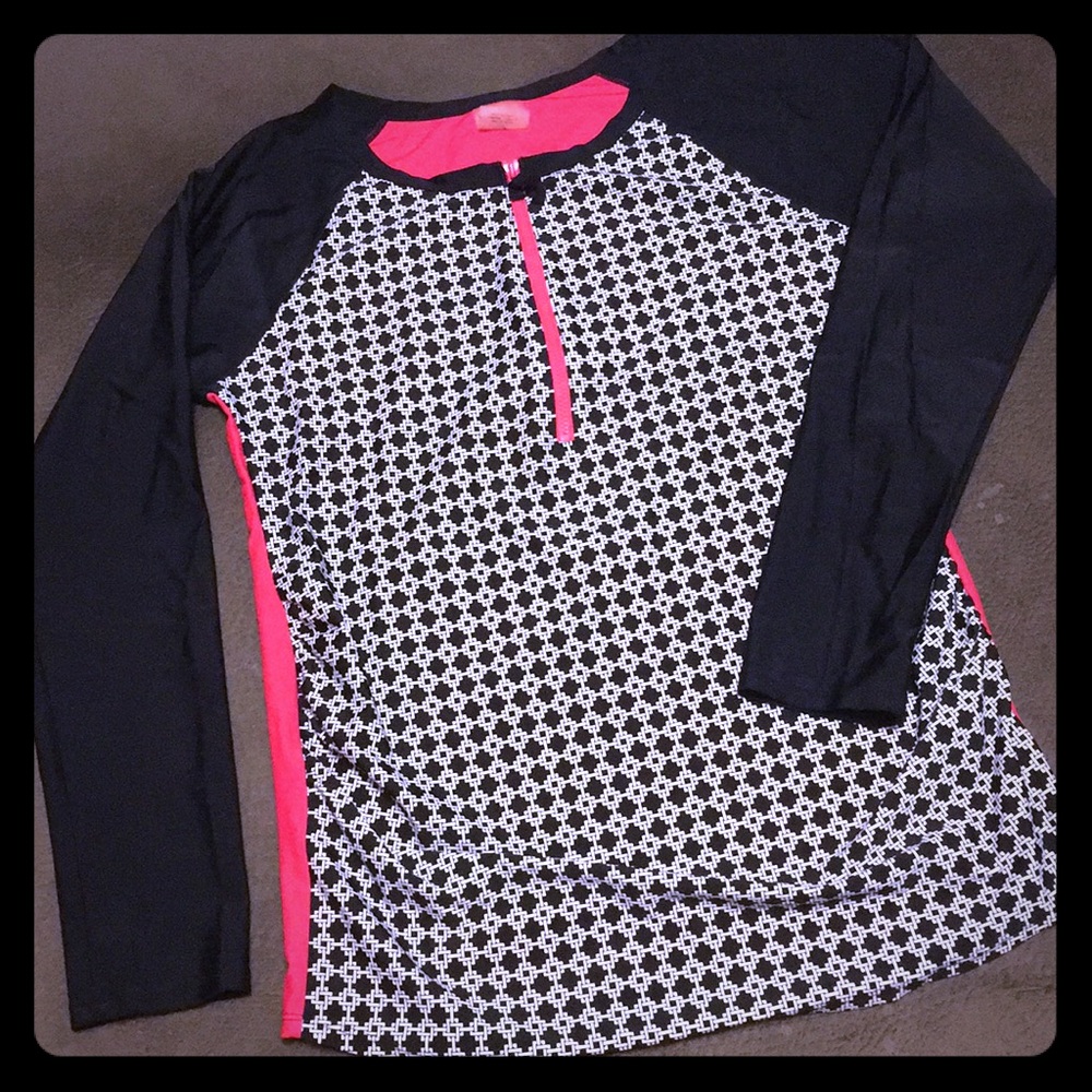 Maternity Long Sleeve Rash Guard/Swim Top